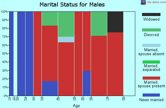 South Whidbey marital status for males