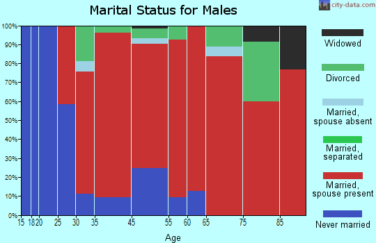 Hebron marital status for males