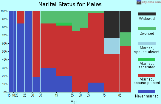 Kent marital status for males