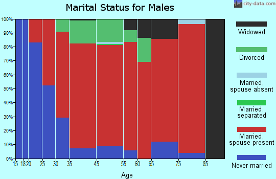 Barre marital status for males