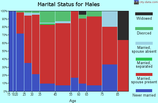 Bear Lake marital status for males