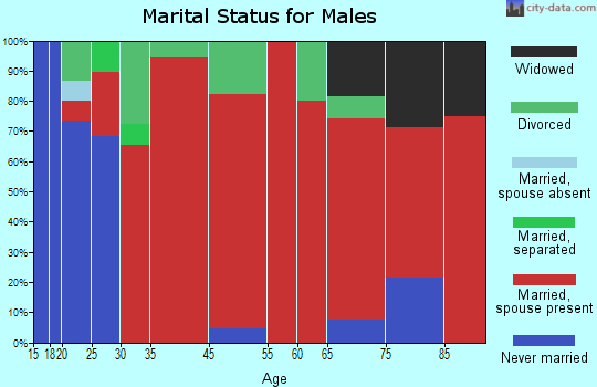 Bone Lake marital status for males
