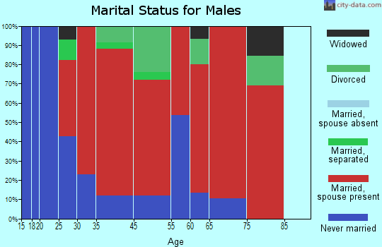 Burnett marital status for males