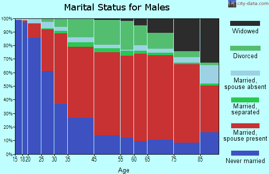 Plainville marital status for males