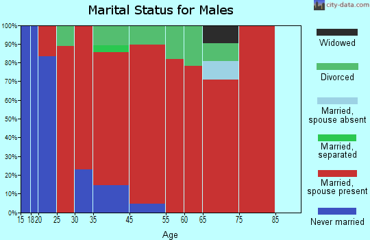 Dewey marital status for males