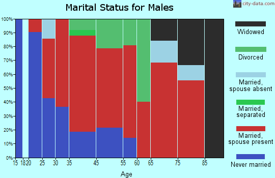 Dovre marital status for males