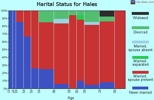Seymour marital status for males