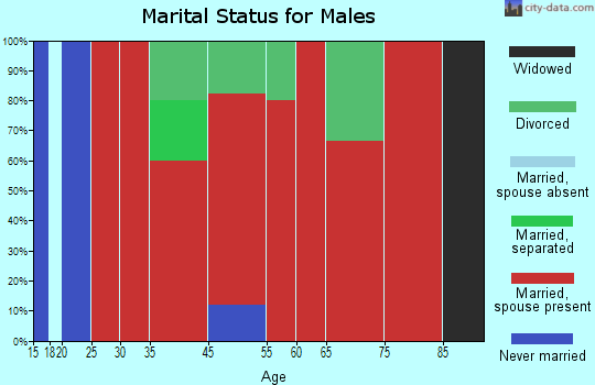Ellington marital status for males
