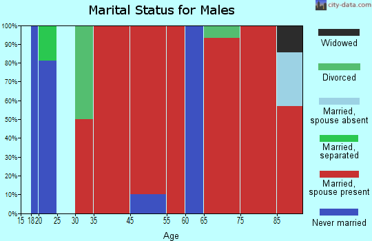 Fifield marital status for males