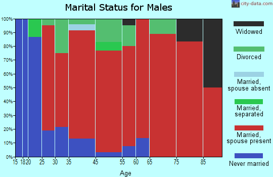 Genesee marital status for males
