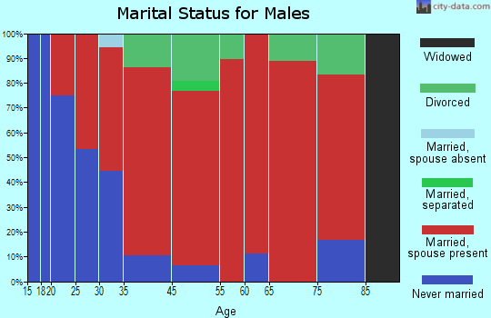 Glenmore marital status for males