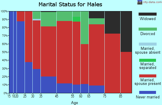 Woodbridge marital status for males
