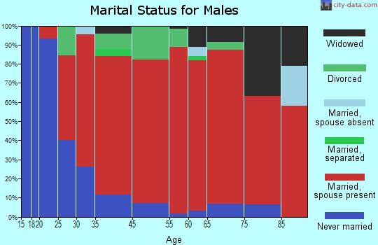 Koshkonong marital status for males
