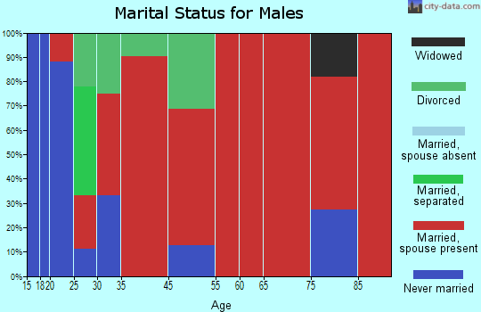 Lanark marital status for males