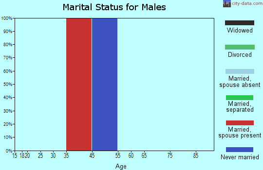 Lessor marital status for males