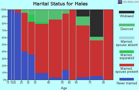 Little River marital status for males