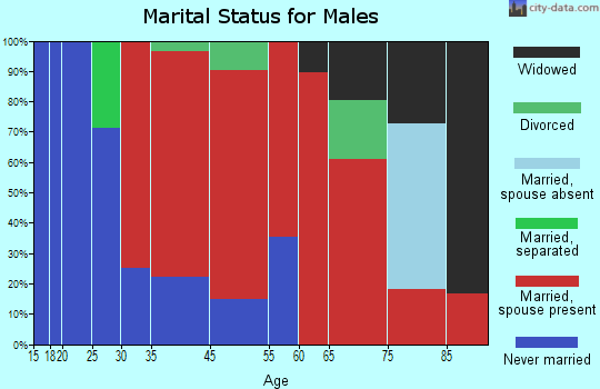 Manitowoc Rapids marital status for males