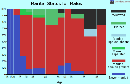 Marietta marital status for males