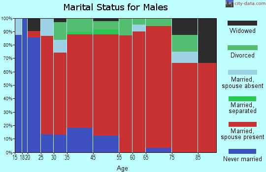 Mercer marital status for males