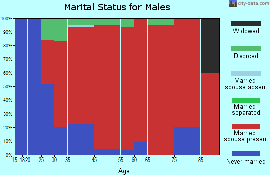 Mount Ida marital status for males