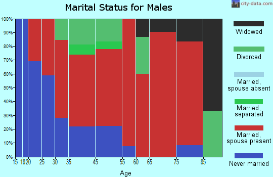 Nasewaupee marital status for males