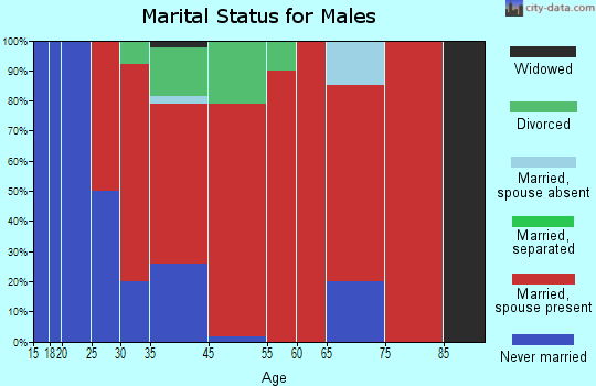 Newport marital status for males