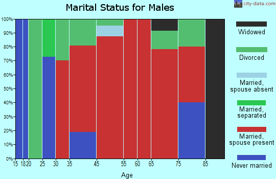 Perry marital status for males