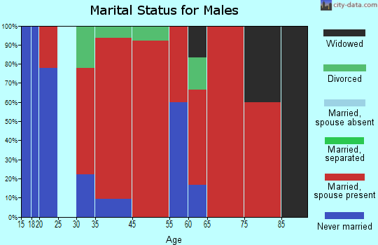 Richfield marital status for males