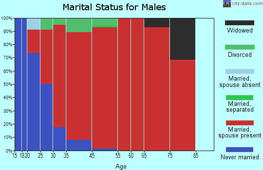 Rock marital status for males