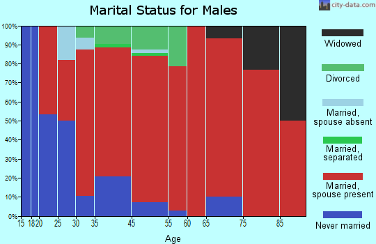 Roxbury marital status for males
