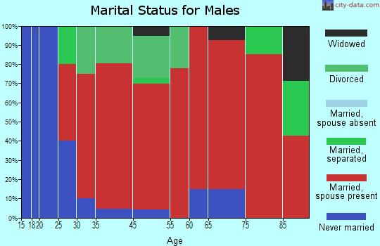 West Point marital status for males