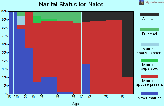 Wheaton marital status for males