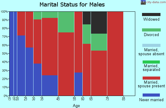 Wyalusing marital status for males