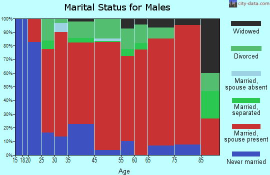 Belmont marital status for males