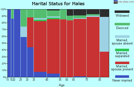 Sanderson marital status for males