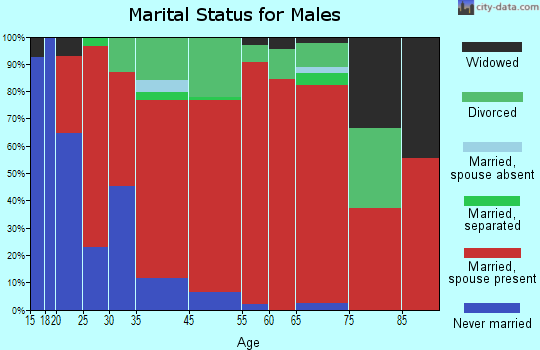 Big Creek marital status for males