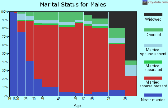 Brewton marital status for males