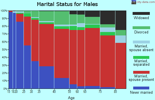 Casey Springs marital status for males
