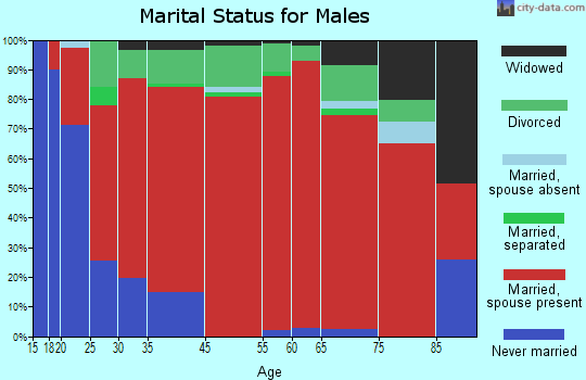 Little River marital status for males