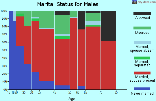 Rockingham marital status for males