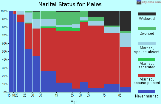 Puunene marital status for males