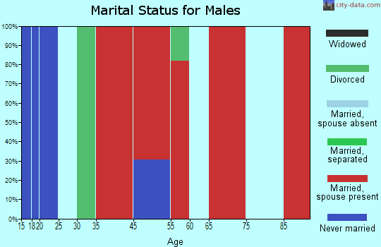 Waihee-Waikapu marital status for males