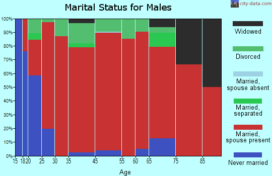 Lyeffion marital status for males
