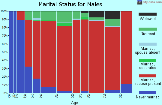 Boonesboro marital status for males