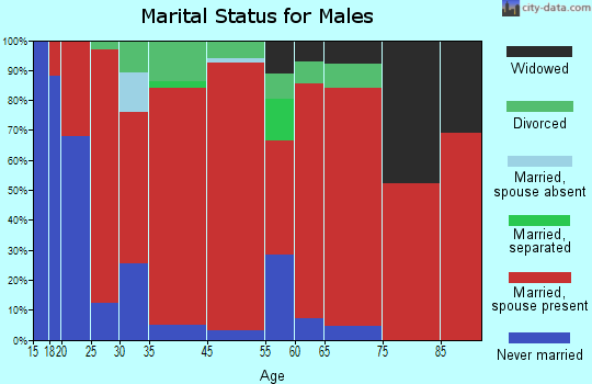 Long Fork marital status for males