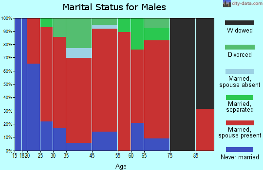 Malaga marital status for males