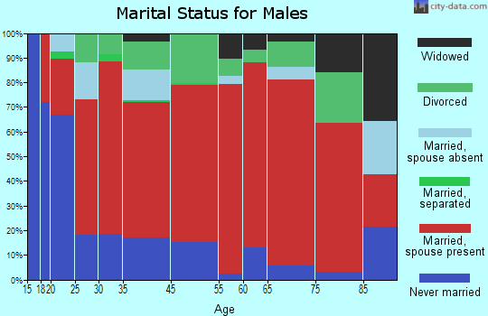 Mannsville marital status for males
