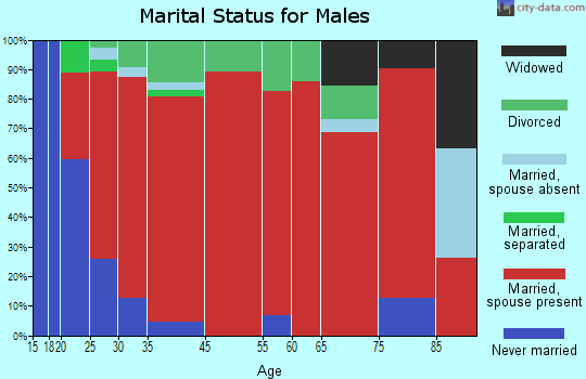 Mount Victory marital status for males