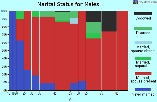 Salvisa-McAfee marital status for males