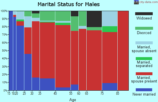 South Williamson marital status for males